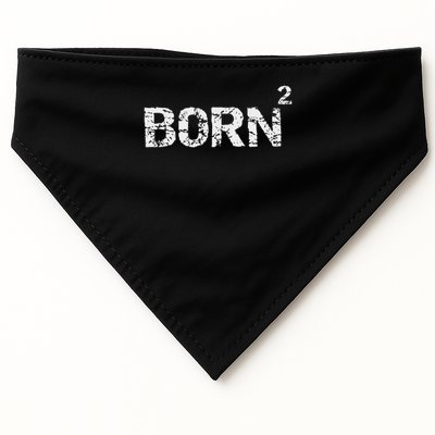 Born Again Math Pun Christian Joke For Born Squared USA-Made Doggie Bandana