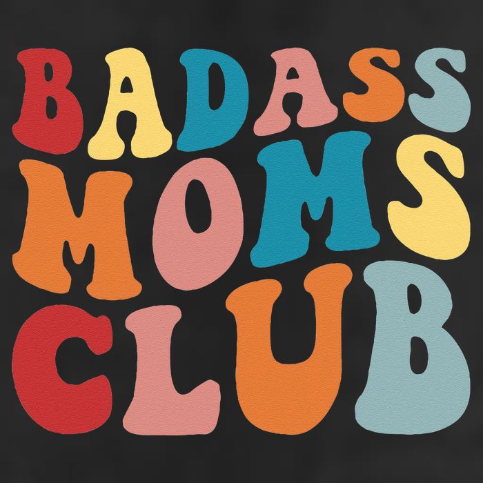 Bad Ass Moms Club Apparel 7 Panel Mesh Trucker Snapback Hat