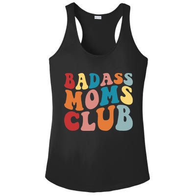 Bad Ass Moms Club Apparel Ladies PosiCharge Competitor Racerback Tank