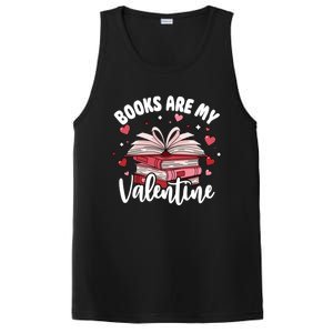 Books Are My Valentine Reading Teacher Valentines Day Gift PosiCharge Competitor Tank