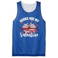 Books Are My Valentine Reading Teacher Valentines Day Gift Mesh Reversible Basketball Jersey Tank