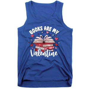 Books Are My Valentine Reading Teacher Valentines Day Gift Tank Top