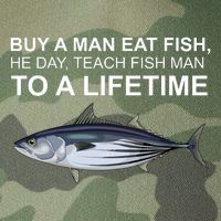 Buy A Man Eat Fish He Day Teach Fish Man To A Lifetime Funny Meme Legacy Tie Dye Trucker Hat
