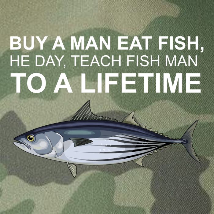 Buy A Man Eat Fish He Day Teach Fish Man To A Lifetime Funny Meme Legacy Tie Dye Trucker Hat
