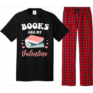 Books Are My Valentine Valentines Day Librarian Book Gift Pajama Set