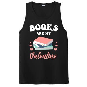 Books Are My Valentine Valentines Day Librarian Book Gift PosiCharge Competitor Tank