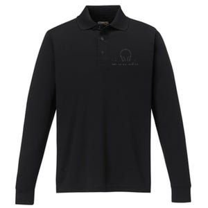 Books Are My Soundtrack Audiobook Lover Performance Long Sleeve Polo