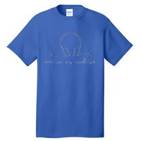 Books Are My Soundtrack Audiobook Lover Tall T-Shirt