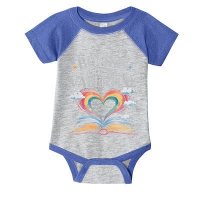 Books Are My Valentine Bookworm Librarian Valentines Day Gift Infant Baby Jersey Bodysuit