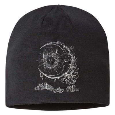 Bohemian Aesthetic Moon Sun Astrology Science Astronomy Sustainable Beanie