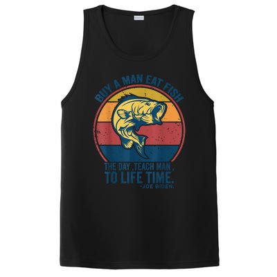 Buy A Man Eat Fish The Day Teach Man To Life Time Joe Biden PosiCharge Competitor Tank