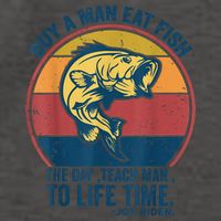 Buy A Man Eat Fish The Day Teach Man To Life Time Joe Biden Vector Backpack