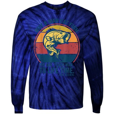 Buy A Man Eat Fish The Day Teach Man To Life Time Joe Biden Tie-Dye Long Sleeve Shirt