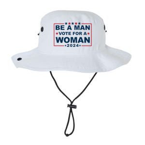 Be A Man Vote For A Woman Kamala Harris 2024 Legacy Cool Fit Booney Bucket Hat