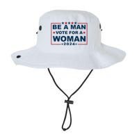 Be A Man Vote For A Woman Kamala Harris 2024 Legacy Cool Fit Booney Bucket Hat