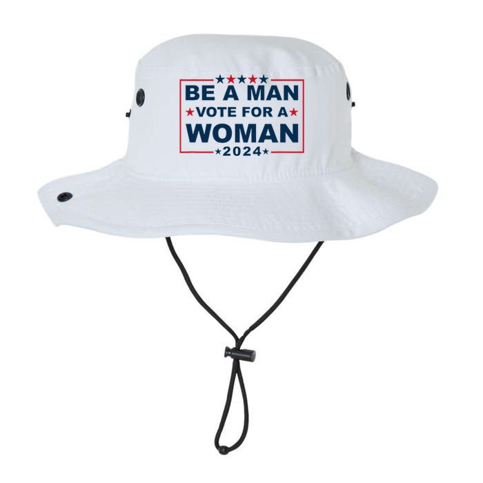 Be A Man Vote For A Woman Kamala Harris 2024 Legacy Cool Fit Booney Bucket Hat