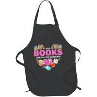 Books Are My Love Language Reading Lover Librarian Valentine Apron