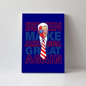 Biden America Make It Great Again Joe Biden 2020 Funny Gift Canvas