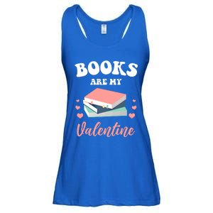 Books Are My Valentine Valentines Day Librarian Book Gift Ladies Essential Flowy Tank