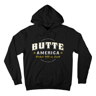 Butte America Montana Copper Miner Mining Hoodie