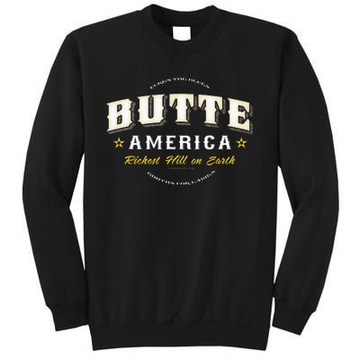 Butte America Montana Copper Miner Mining Sweatshirt