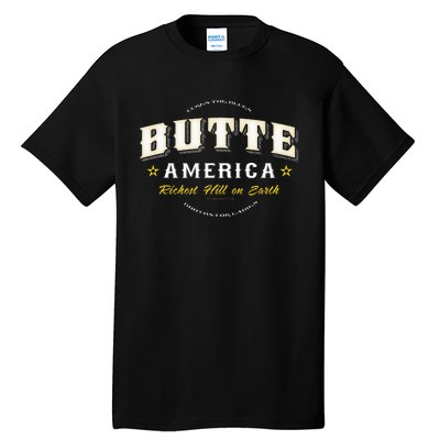 Butte America Montana Copper Miner Mining Tall T-Shirt