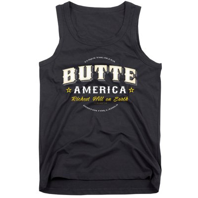 Butte America Montana Copper Miner Mining Tank Top