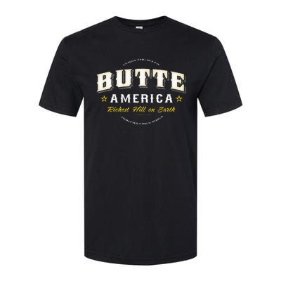 Butte America Montana Copper Miner Mining Softstyle® CVC T-Shirt