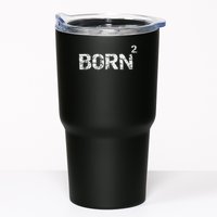 Born Again Math Pun Christian Joke For Born Squared Tumbler