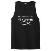 Buy A Man Eat Fish He Day Teach Fish Man To A Lifetime PosiCharge Competitor Tank