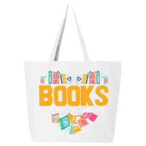 Books Are My A Love Language Readers Funny Valentines Day Gift 25L Jumbo Tote