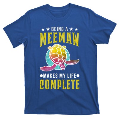 Being A Meemaw Makes My Life Complete Turtle Meemaw Gift T-Shirt