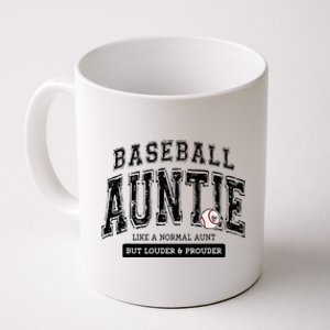 Baseball Auntie Matching Aunt Loud Proud Family Player Game Coffee Mug