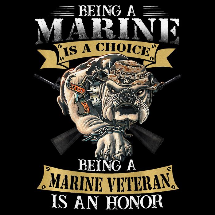 Being A Marine Veteran Is An Honor T-Shirt