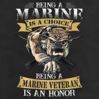 Being A Marine Veteran Is An Honor 11oz C Handle Ceramic Mug