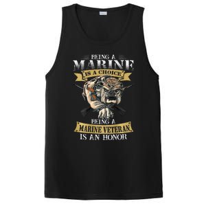 Being A Marine Veteran Is An Honor PosiCharge Competitor Tank