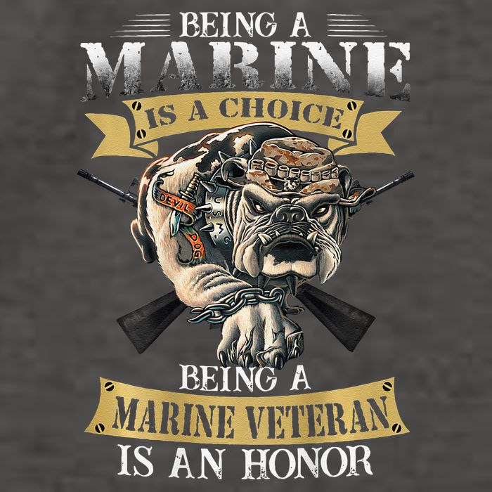 Being A Marine Veteran Is An Honor Vector Backpack
