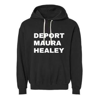 Bostonians Against Mayor Wu Deport Maura Healey Garment-Dyed Fleece Hoodie