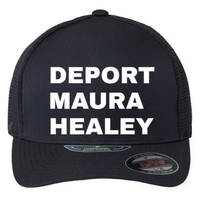 Bostonians Against Mayor Wu Deport Maura Healey Flexfit Unipanel Trucker Cap