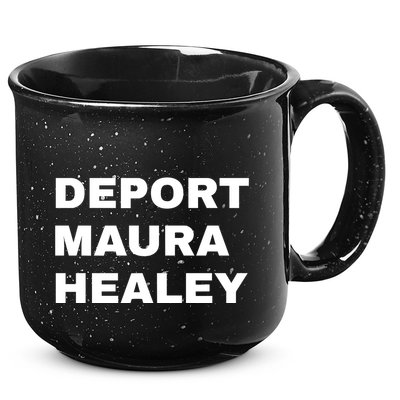 Bostonians Against Mayor Wu Deport Maura Healey 15oz Campfire Ceramic Mug