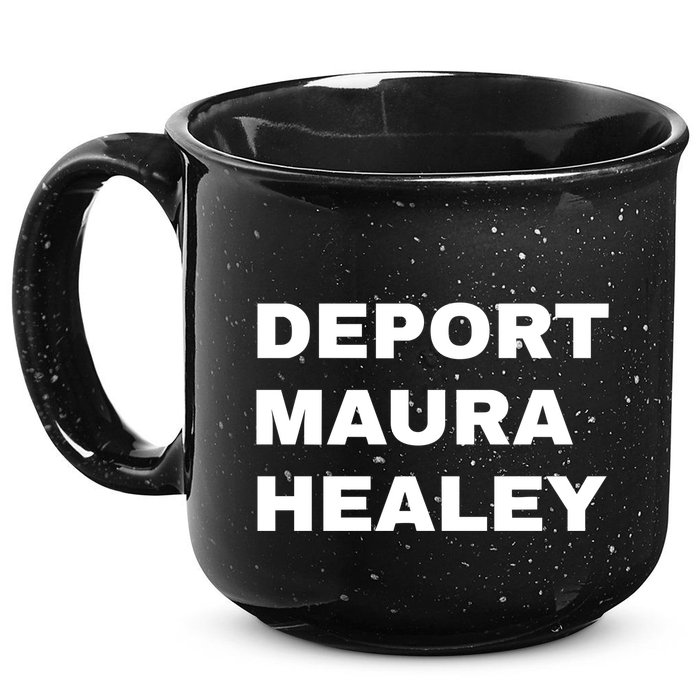 Bostonians Against Mayor Wu Deport Maura Healey 15oz Campfire Ceramic Mug