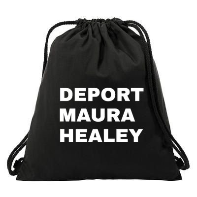Bostonians Against Mayor Wu Deport Maura Healey Drawstring Bag