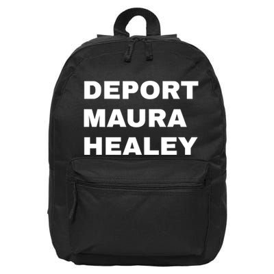 Bostonians Against Mayor Wu Deport Maura Healey 16 in Basic Backpack