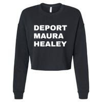 Bostonians Against Mayor Wu Deport Maura Healey Cropped Pullover Crew