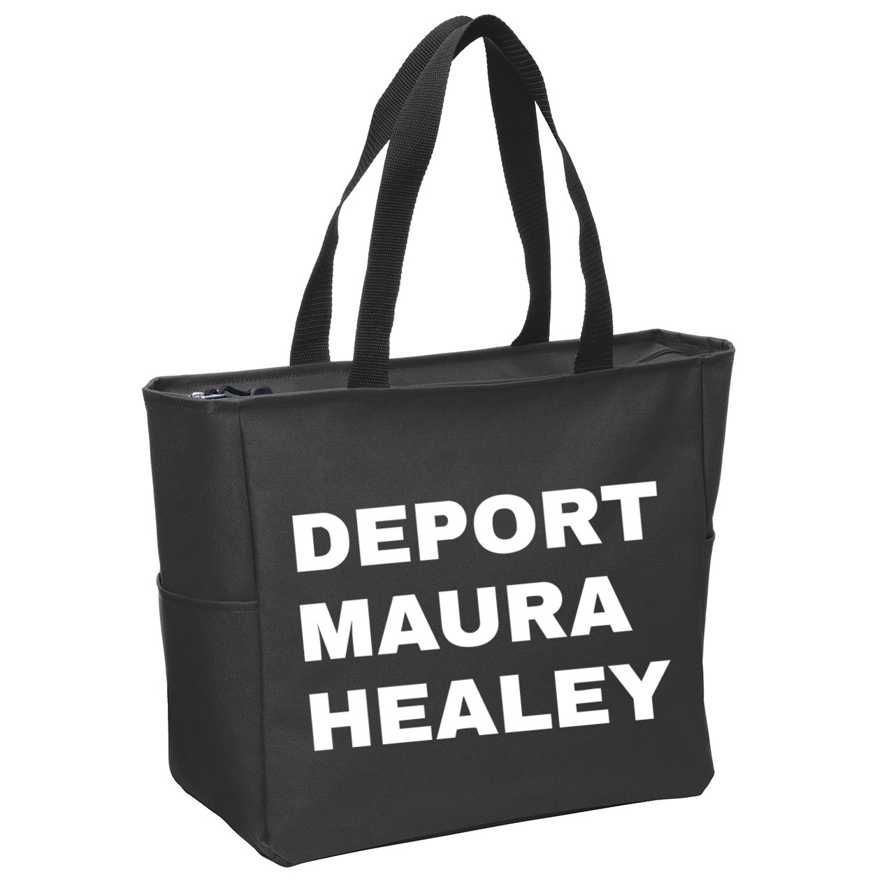 Bostonians Against Mayor Wu Deport Maura Healey Zip Tote Bag