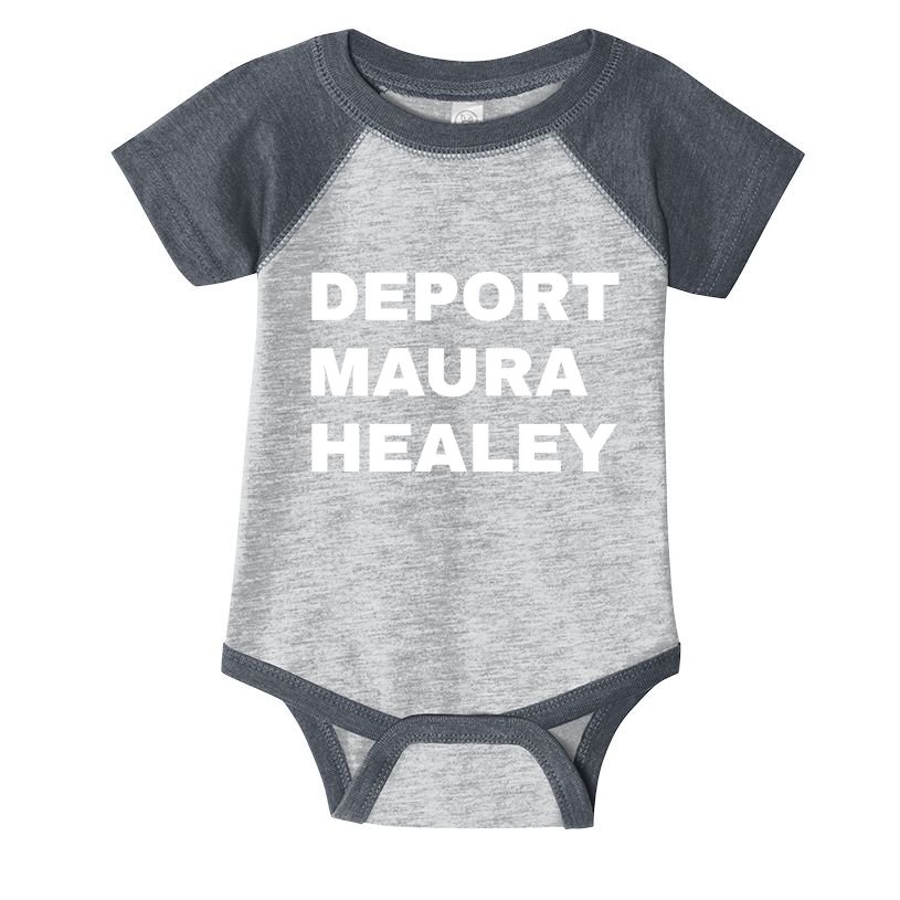 Bostonians Against Mayor Wu Deport Maura Healey Infant Baby Jersey Bodysuit