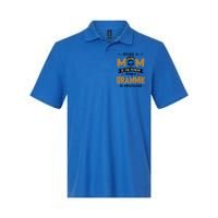 Being A Mom Is An Honor Being A Grammie Is Priceless Leopard Great Gift Softstyle Adult Sport Polo