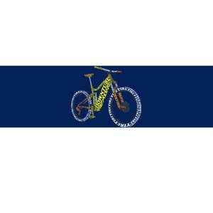 Bicycle Anatomy Mountain Bike MTB Parts Funny Biker Rider Bumper Sticker