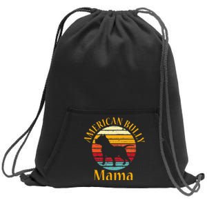 Bully American Mama Mom Bulldog Gift Bull Dog Owner Gifts Sweatshirt Cinch Pack Bag