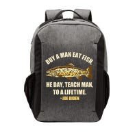 Buy A Man Eat Fish Joe Biden Vector Backpack